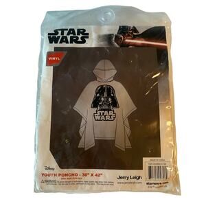 Disney Star Wars Darth Vader Vinyl Youth Poncho One Size